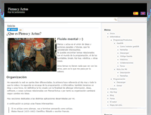 Tablet Screenshot of piensayactua.com